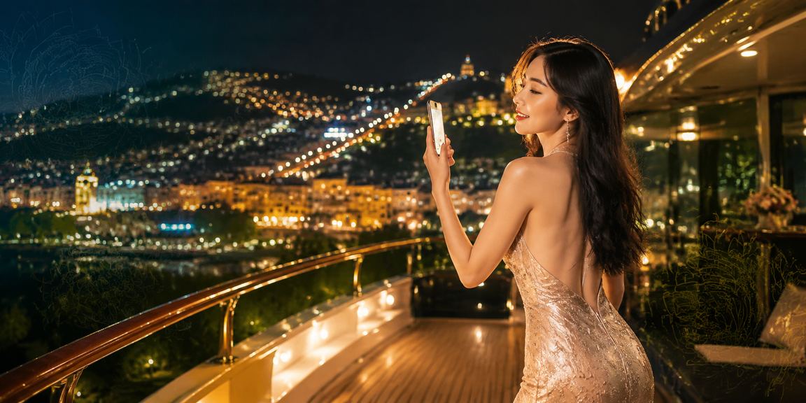 Người dùng trải nghiệm nền tảng casino di động tại Đà Lạt trong không khí sương mù lãng mạn